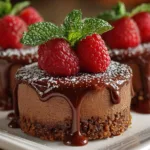 Mini Chocolate Mousse Cakes: A Rich and Velvety Treat