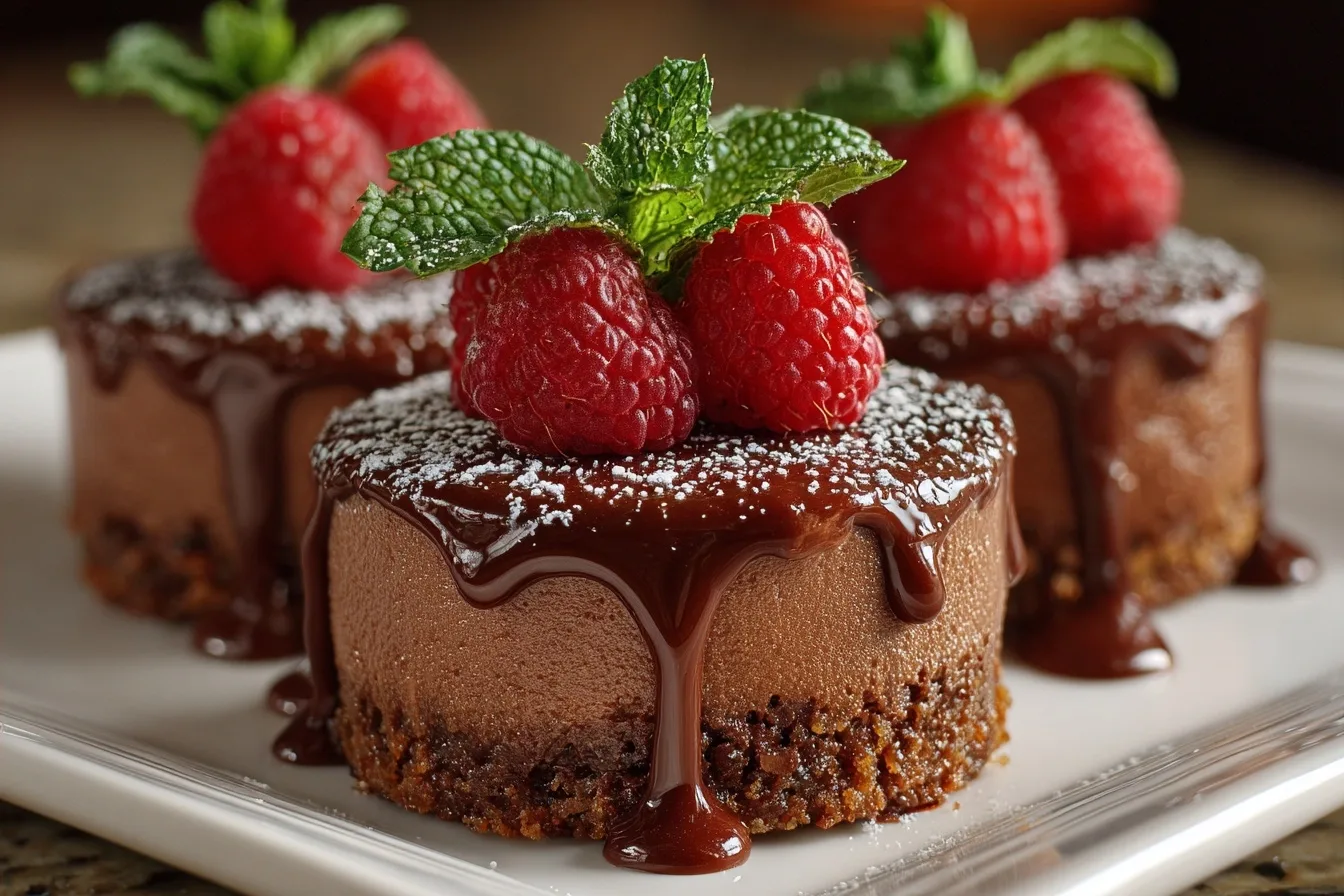Mini Chocolate Mousse Cakes: A Rich and Velvety Treat