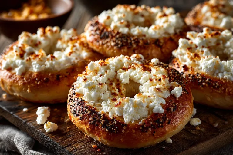 Cottage Cheese and Greek Yogurt Bagels