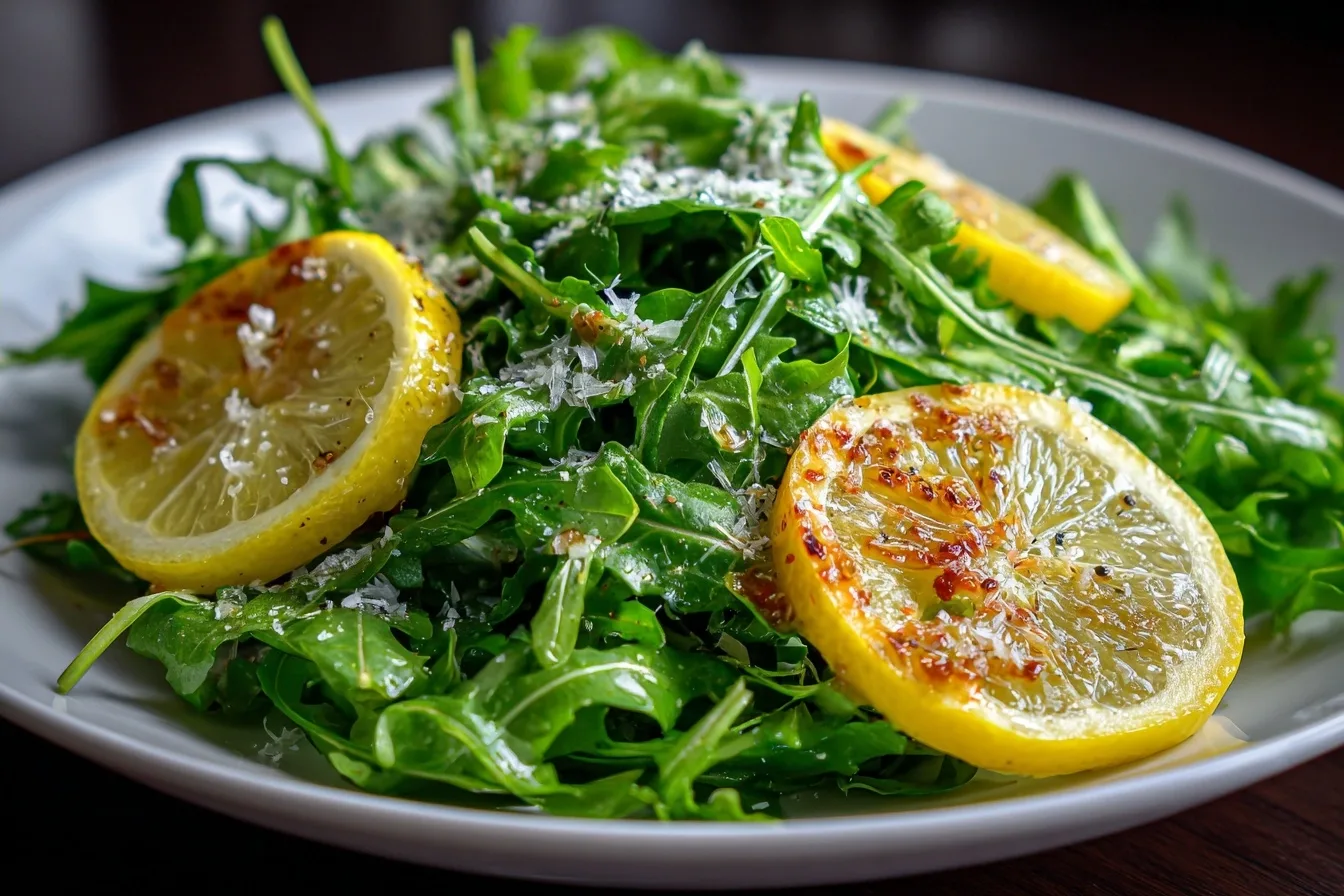 Lemon Garlic Arugula SaladRecipe and Tips