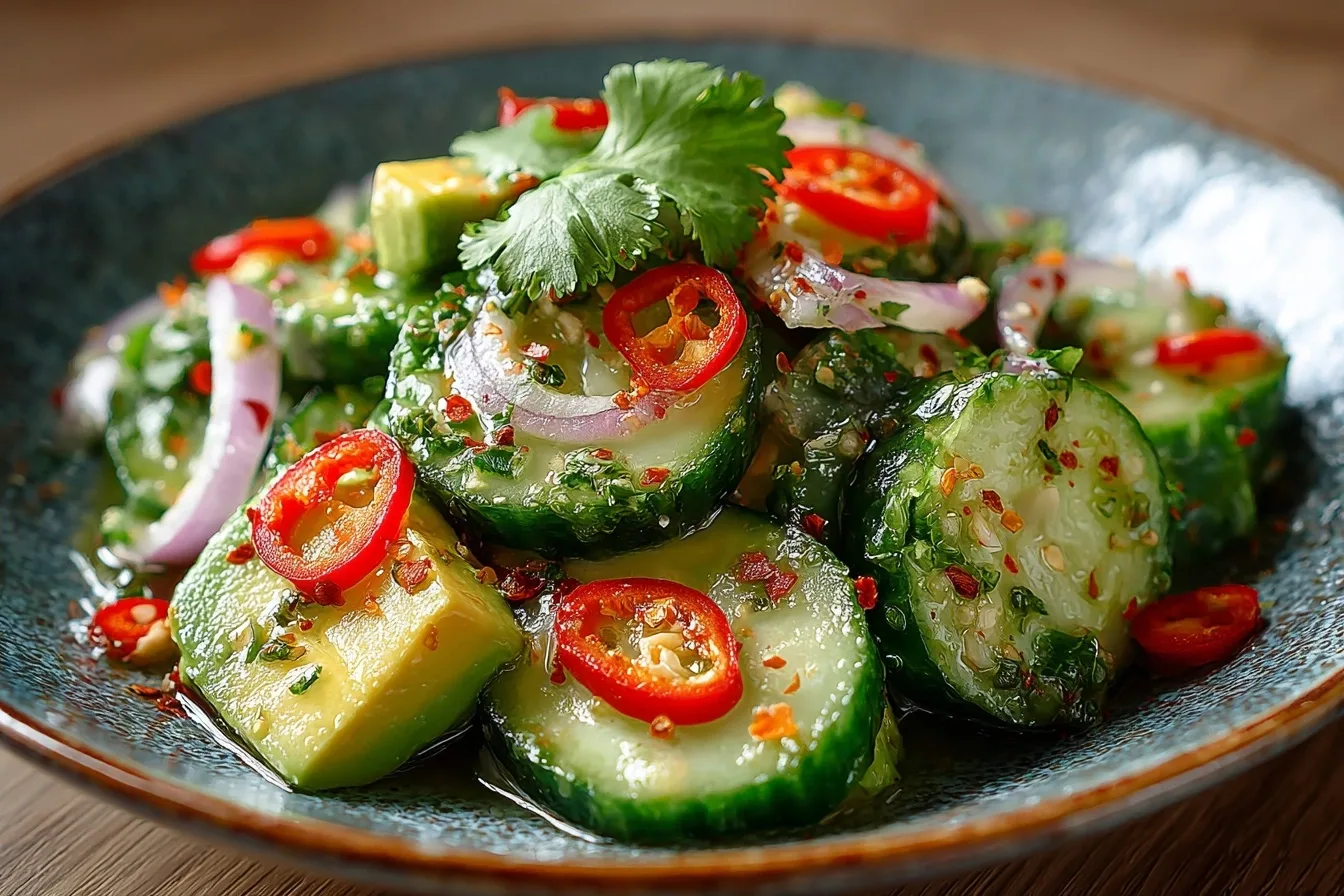 Cucumber Avocado Salad Recipe: A Refreshing and Healthy Twist