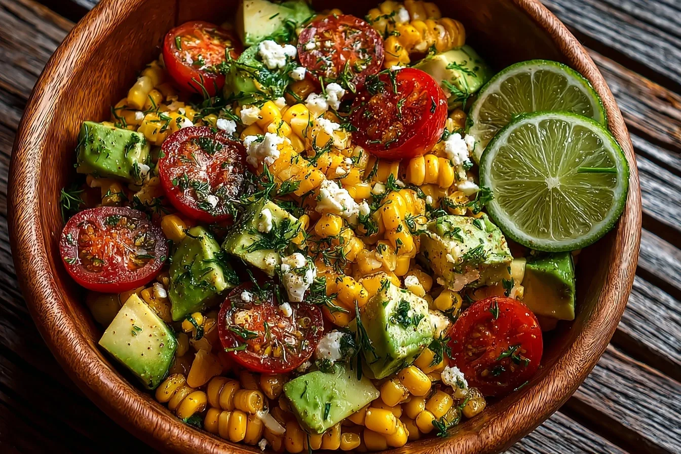Avocado Corn Salad for BBQs