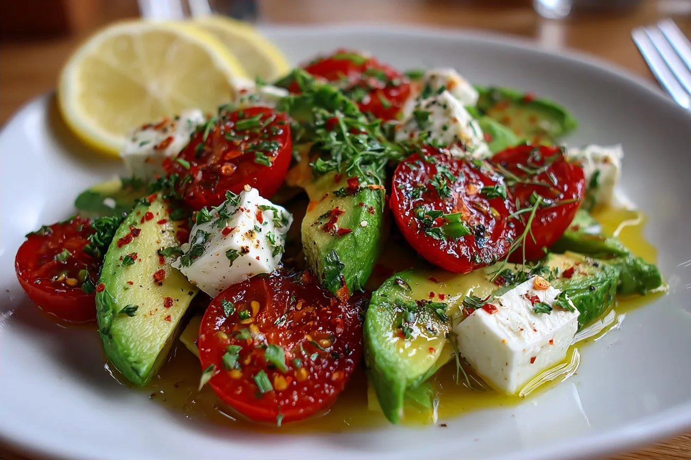 Mediterranean Avocado Salad for a Refreshing Meal