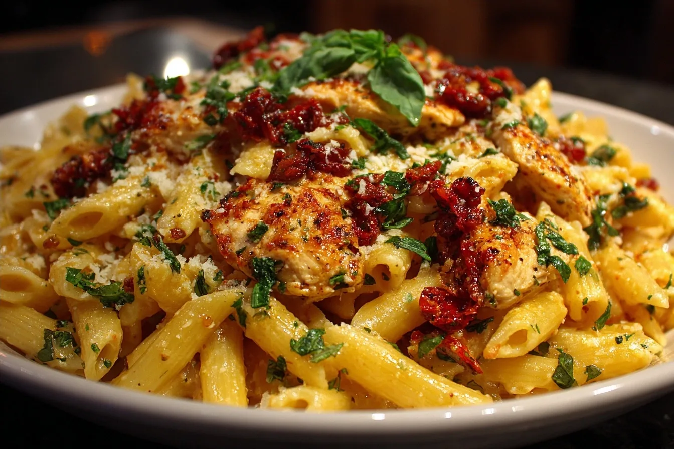 Sun-Dried Tomato Marry Me Chicken Pasta