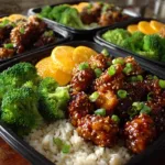 Orange Chicken Meal Prep Bowls