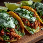 Creamy Avocado Cilantro Lime Sauce for Tacos