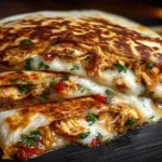 High Protein Chicken Quesadilla