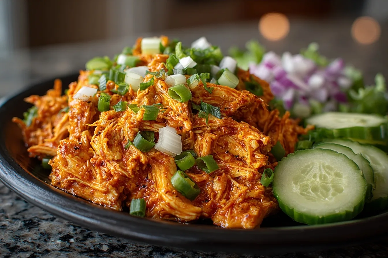 Easy Buffalo Keto Shredded Chicken Recipe