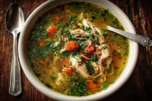 Keto Shredded Chicken Soup: A Healthy Low-Carb Comfort Meal