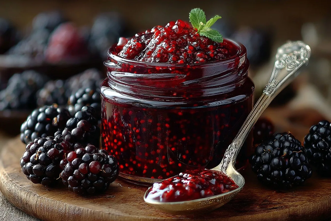 Fresh Blackberry Jam Recipe with Just 4 Ingredients