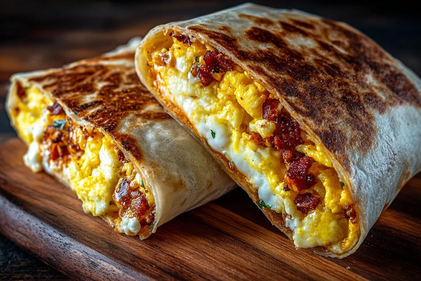 High Protein Breakfast Burrito