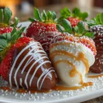 Pumpkin Chocolate Covered Strawberries