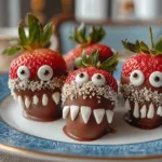 Frankenstein Chocolate Covered Strawberries