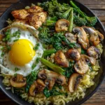 One-Pan High Protein Vegetarian Dinner