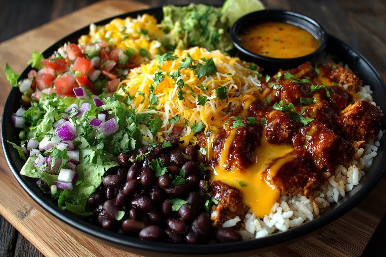 High Protein Bean Burrito Bowl