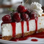 No-Bake Cherry Cheesecake