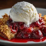 The Best Homemade Cherry Crisp Recipe