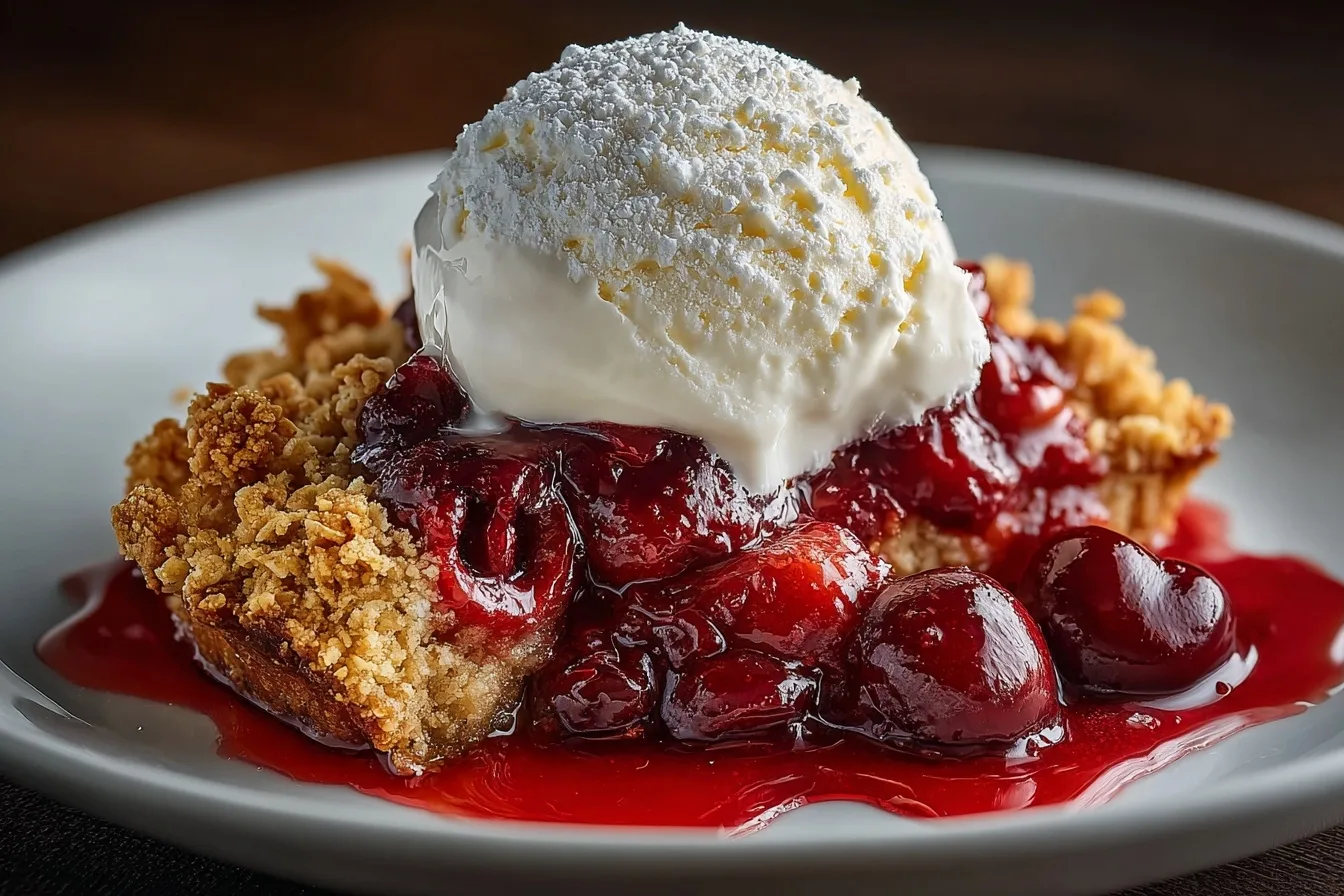 The Best Homemade Cherry Crisp Recipe