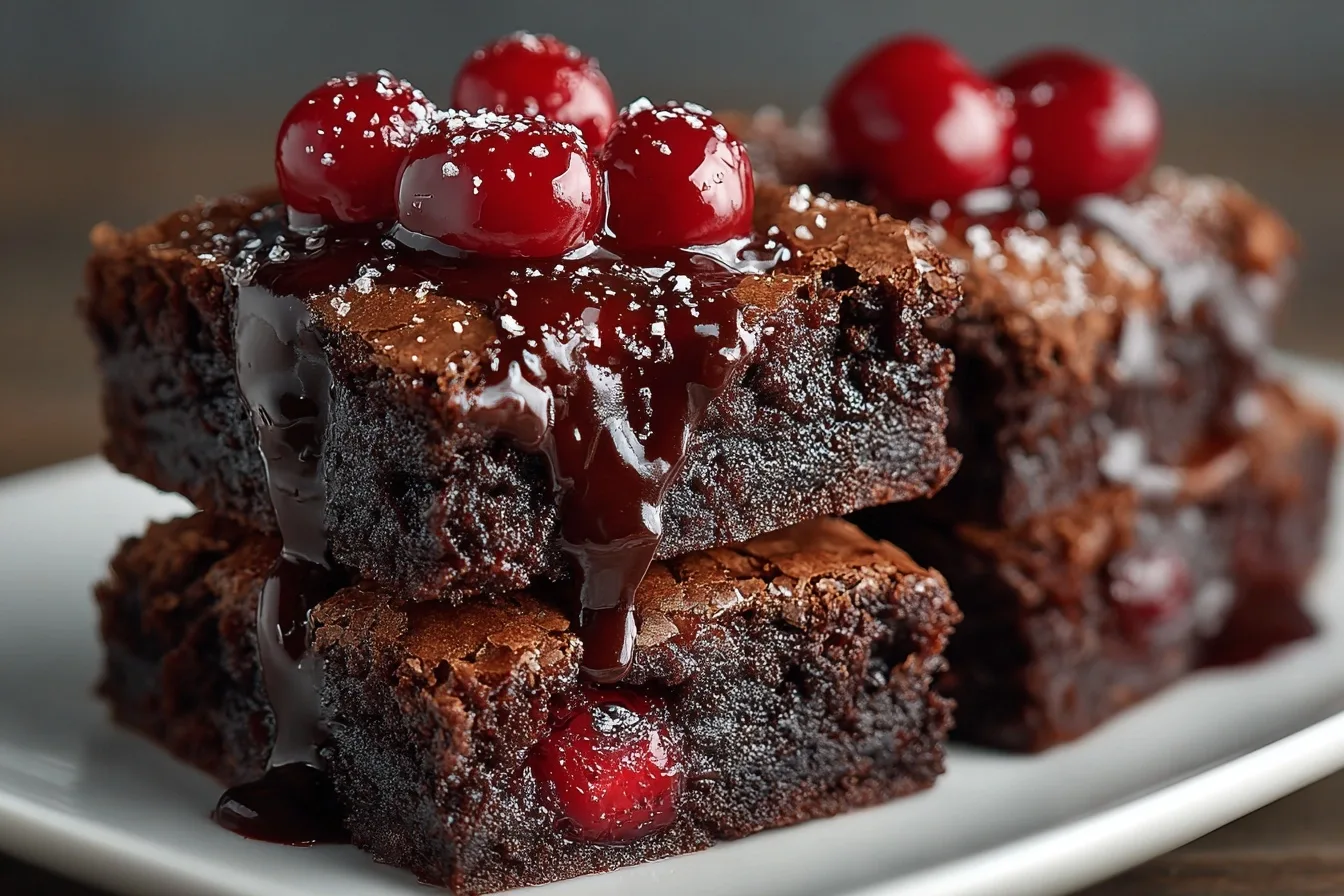 Chocolate Cherry Brownies