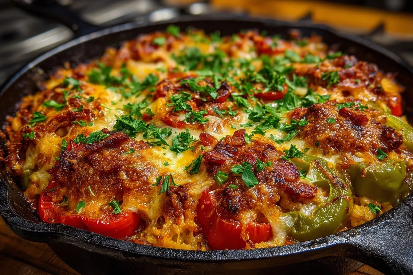 Unstuffed Pepper Casserole Skillet: The Ultimate Quick Dinner