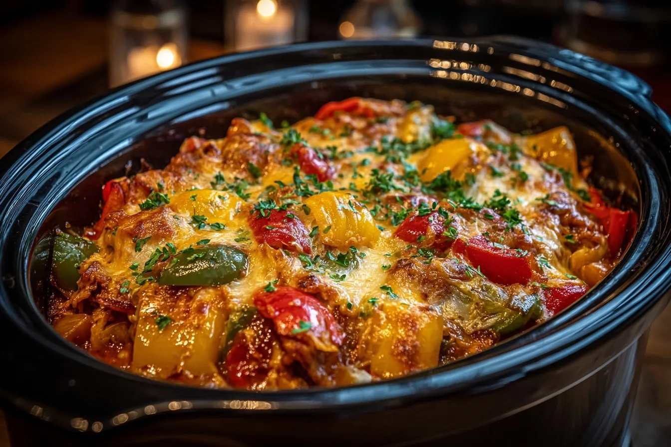 Unstuffed Pepper Casserole Crockpot Recipe: Easy One-Pot Dinner