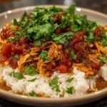 Easy Dump-and-Go Crockpot Salsa Chicken