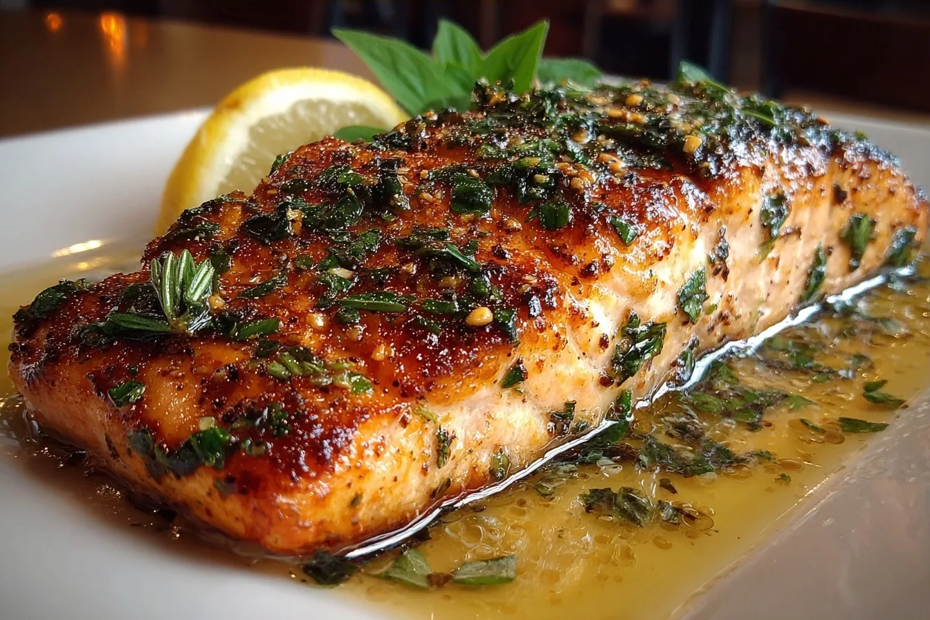 Quick Healthy Lemon Garlic Butter Salmon
