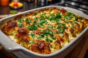 Lazy Creamy White Chicken Enchiladas