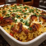 Dump-and-Bake Chicken & Rice Casserole