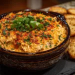 Healthy Crockpot Buffalo Chicken Dip & Shreds