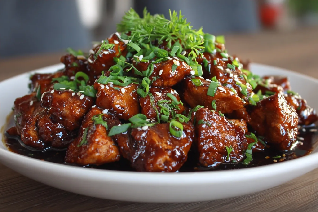 Easy Crockpot Chicken Teriyaki High Protein