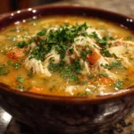 High Protein Crockpot White Chicken Chili
