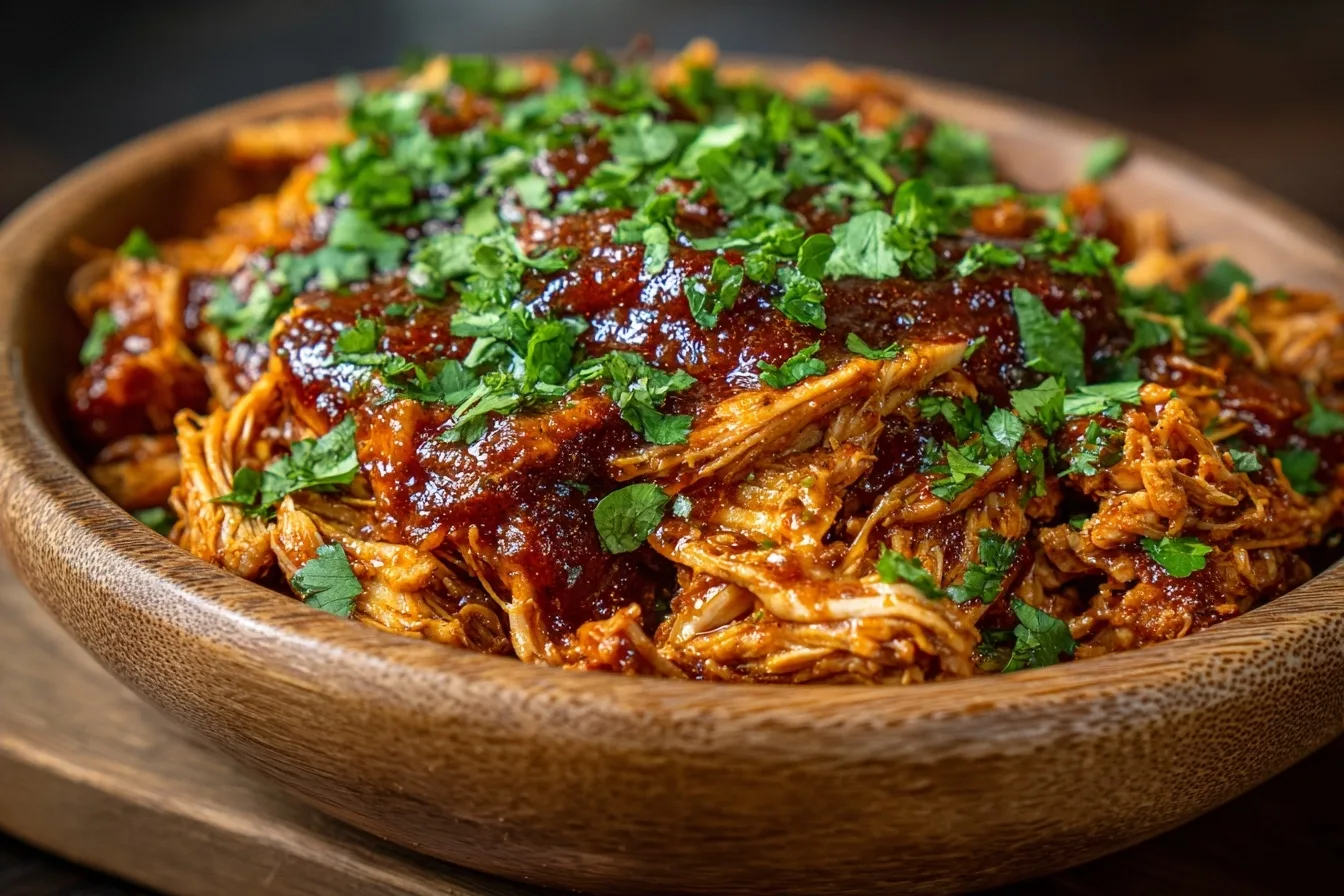 Easy Crockpot BBQ Pulled Chicken