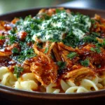 Crockpot Buffalo Chicken Shredded Bowls