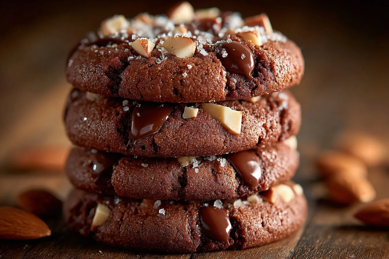 Keto Almond Butter Fudge Cookies