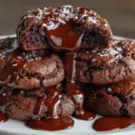 Keto Rich Chocolate Lava Fudge Cookies