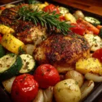 Simple Sheet Pan Chicken and Roasted Vegetables