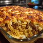 Comforting Creamy Ground Beef Noodle Bake