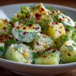 Creamy Cucumber Salad with Mayonnaise