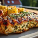 Garlic Herb Grilled Chicken Breast