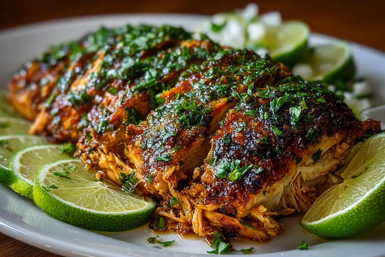 Cilantro Lime Shredded Chicken Breast