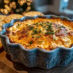 5-Ingredient Oven Baked Buffalo Chicken Dip