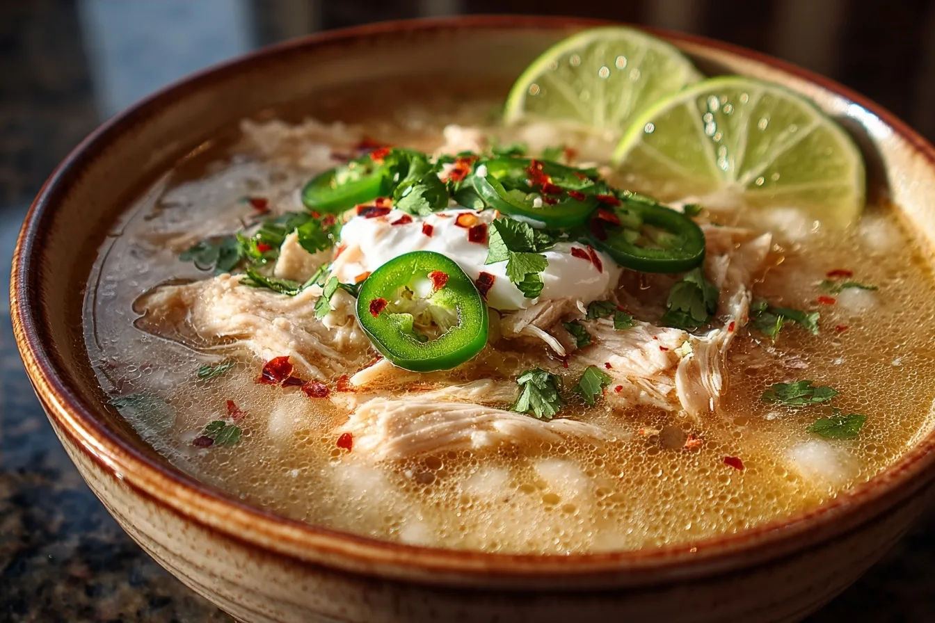 White Chicken Chili Slow Cooker Recipe