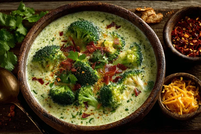 20-Minute Creamy Broccoli Cheddar Soup