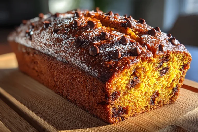 Chocolate Chip Pumpkin Bread