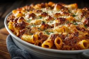 Easy Baked Ziti With Ground Beef: A Hearty Family Dinner