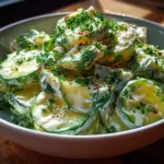 Classic Creamy Cucumber Salad Recipe