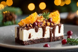 No-Bake Christmas Cheesecake Recipe with Aero® Orange chocolate