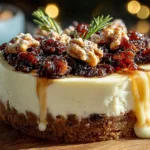 Christmas Pudding Cheesecake