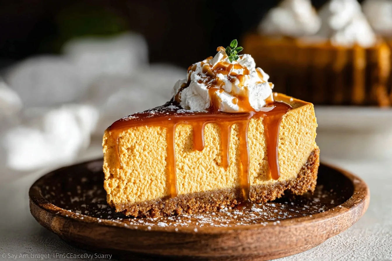 No Bake Pumpkin Cheesecake